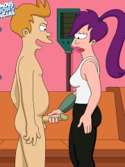 Fry From Futurama Caught Jerking