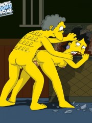 Moe from Simpsons Fucking Sexy Milf